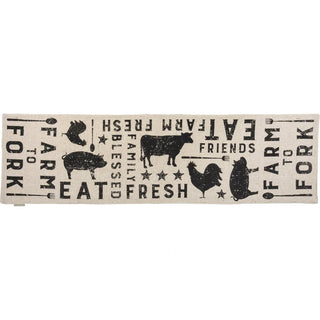 farm to fork table runner