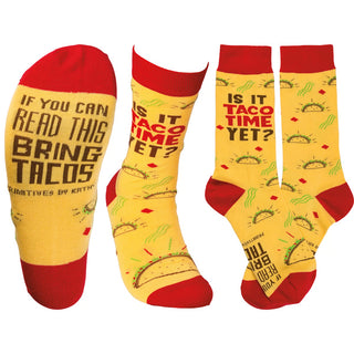 is it taco time yet? socks