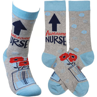 awesome nurse socks