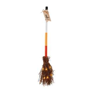 light-up broom decor - assorted