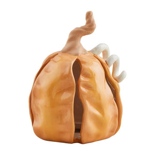 medium stoneware pumpkin sitter