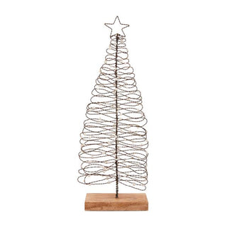large pearl wire tree sitter