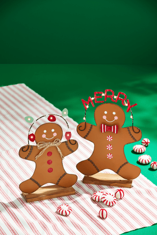 gingerbread man sitter - assorted