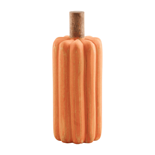 small wooden pumpkin sitter