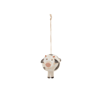 ceramic farm wind chimes - assorted