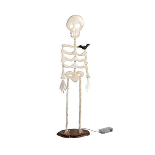 small light up skeleton sitter
