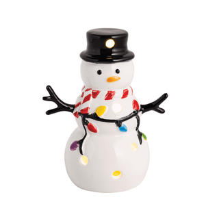 snowman light-up sitter