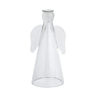 large glass angel sitter