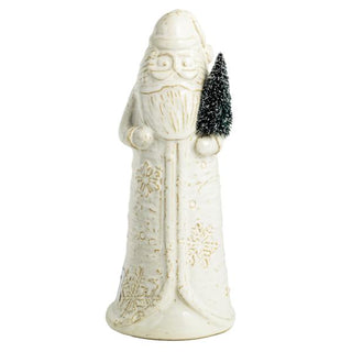 large white xmas santa sitter