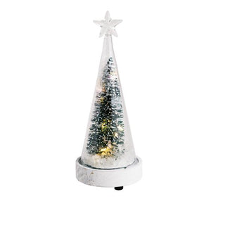 small led christmas scene tree sitter