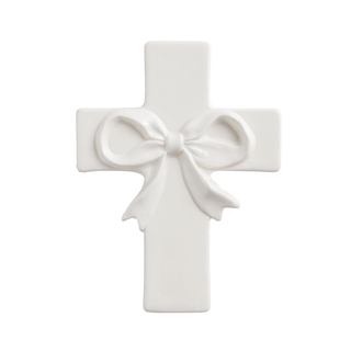 bow ceramic cross - assorted