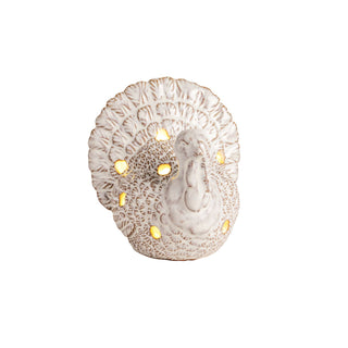 white turkey light-up sitter