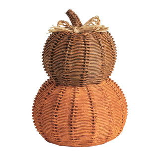 double woven resin pumpkin
