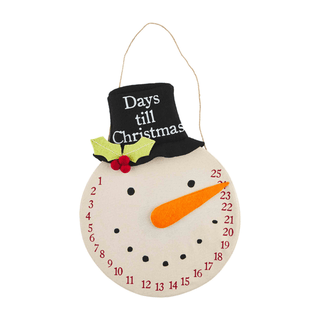 snowman countdown hanger