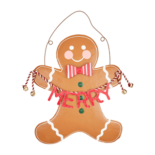 gingerbread man door hanger