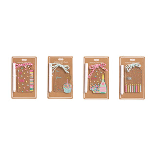 acrylic birthday tags - assorted