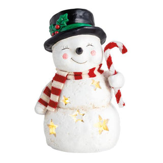 large cache snowman luminary