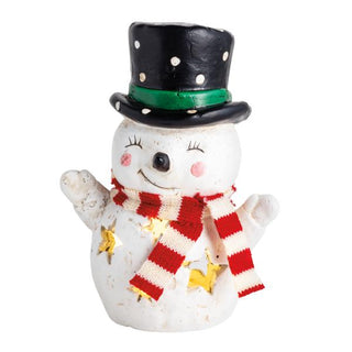 small cache snowman luminary