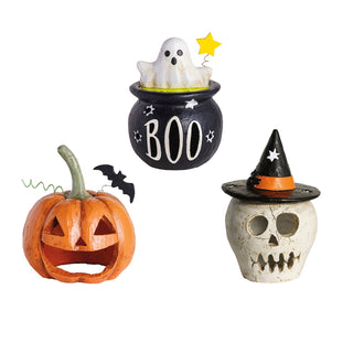 halloween paper-mache lanterns - assorted