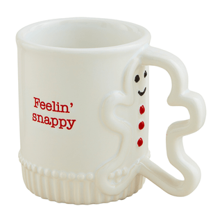gingerbread man handle mug