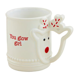 reindeer handle mug