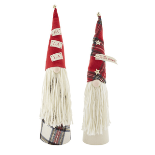 extra large cone gnome sitters - assorted