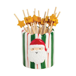 bagged santa toothpick holder