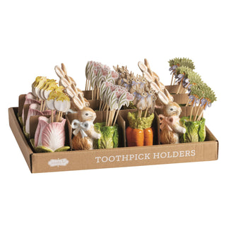 easter toothpick holders - assorted