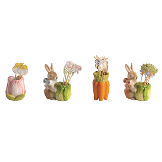 easter toothpick holders - assorted