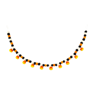candy corn halloween garland