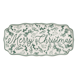 merry green toile tray
