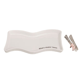 bacon tray set 2 pc set