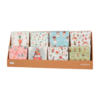 christmas cocktail napkin sets - assorted