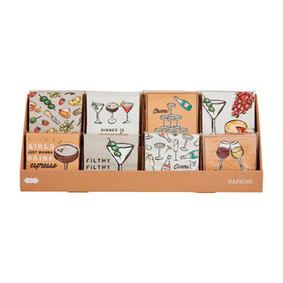 bar napkins - assorted