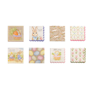 easter paper napkins - assorted