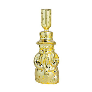 small snowman taper holder