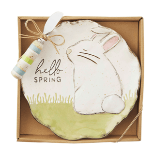 hello spring cheese plate set
