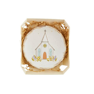 church boxed trinket dish