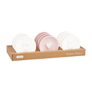 mom tidbit plates - assorted