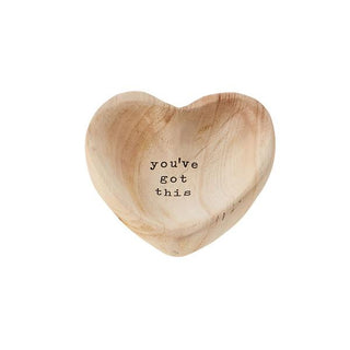 "you've got this" wood trinket tray