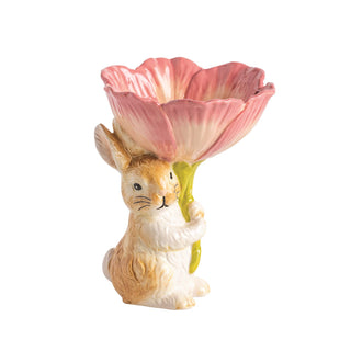 bunny flower candy bowl