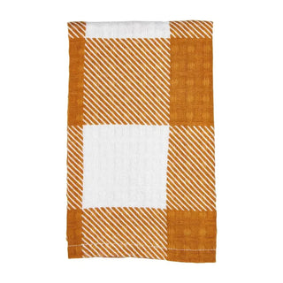 fall print waffle dish towels  - assorted