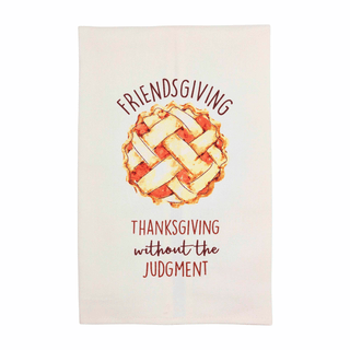 pie friendsgiving towel