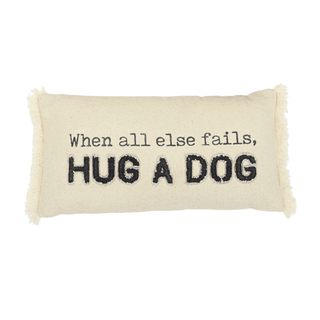 hug a dog pillow