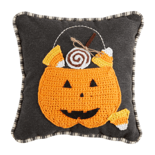 pumpkin candy mini pillow