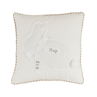 bunny square pillow
