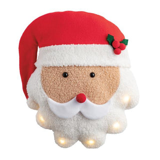 santa sherpa pillow