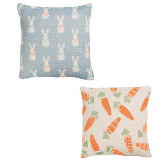 jacquard easter pillow - assorted