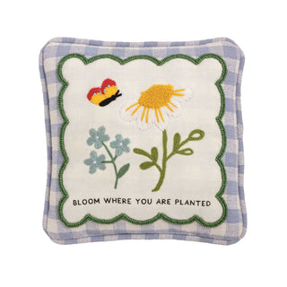 embellished garden pillow - assorted