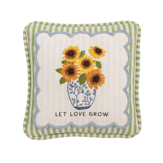 embellished garden pillow - assorted